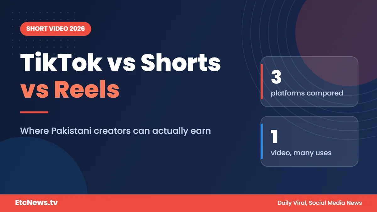 TikTok vs YouTube Shorts vs Reels: Where Pakistani Creators Can Earn TikTok vs YouTube Shorts vs Reels: Where Pakistani Creators Can Earn